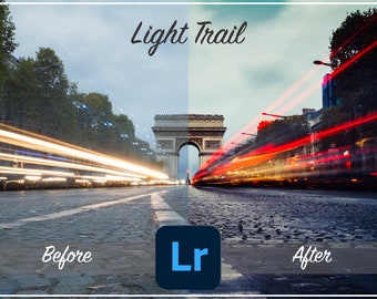Light Trail Lightroom Preset: Night Photography Filter (XMP File)