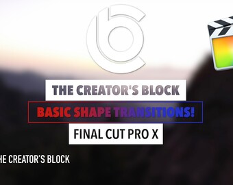 Shape Transitions for Final Cut Pro X: Motion Graphics Plugin (PDF Instructions)