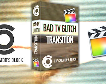 Bad TV Glitch Transition for Final Cut Pro X (PDF Pattern)