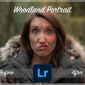 WOODLAND PORTRAIT Adobe Lightroom Preset Filter, Photography Editing, Plugins & Presets, Filters, Countryside, Nature, Landscape
