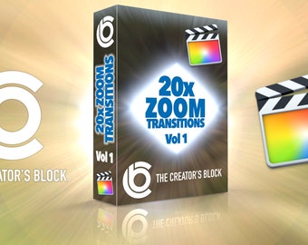 20x Zoom Übergange für Final Cut Pro X: Digitaler Download