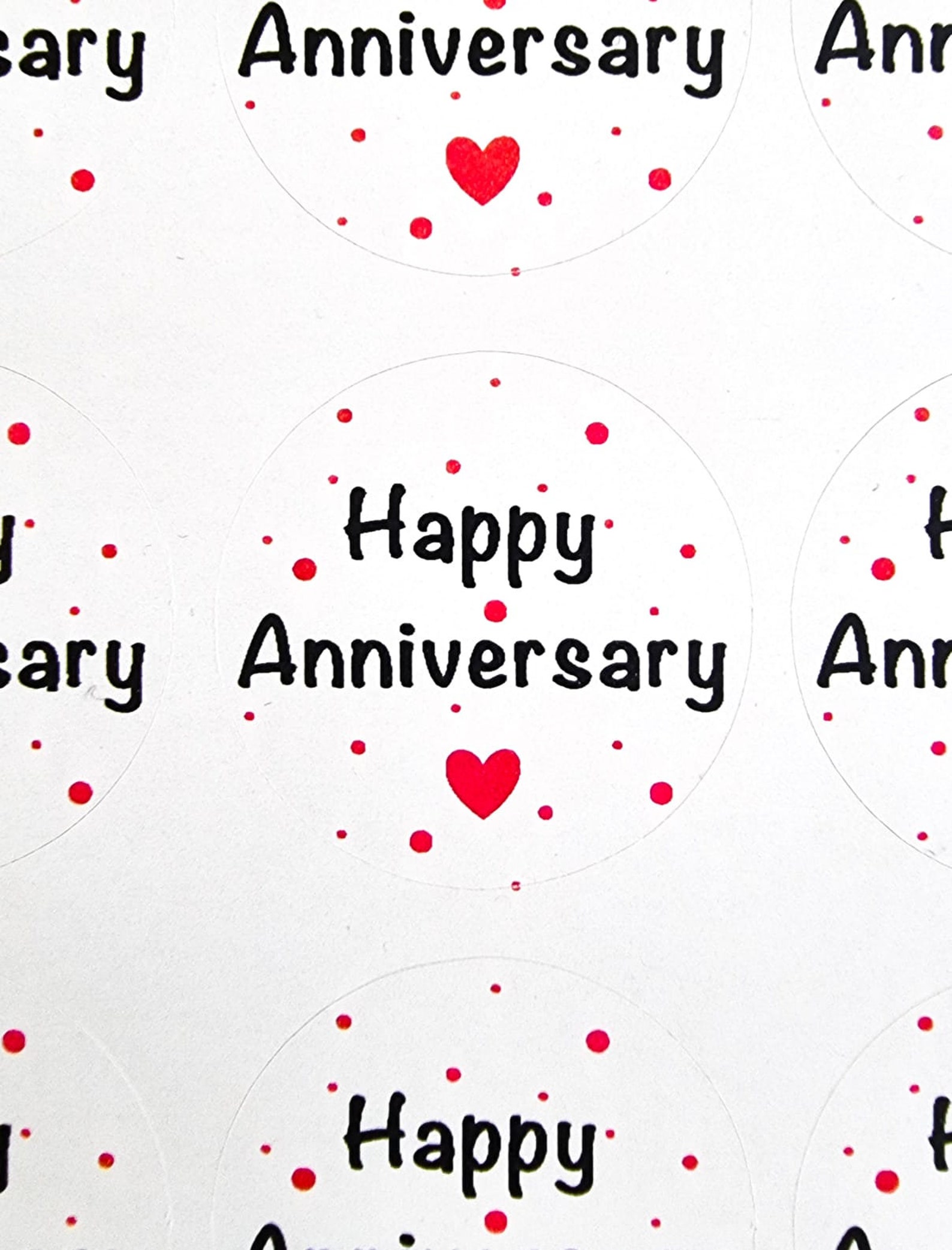 30 Happy Anniversary Envelope Seals / Stickers Etsy
