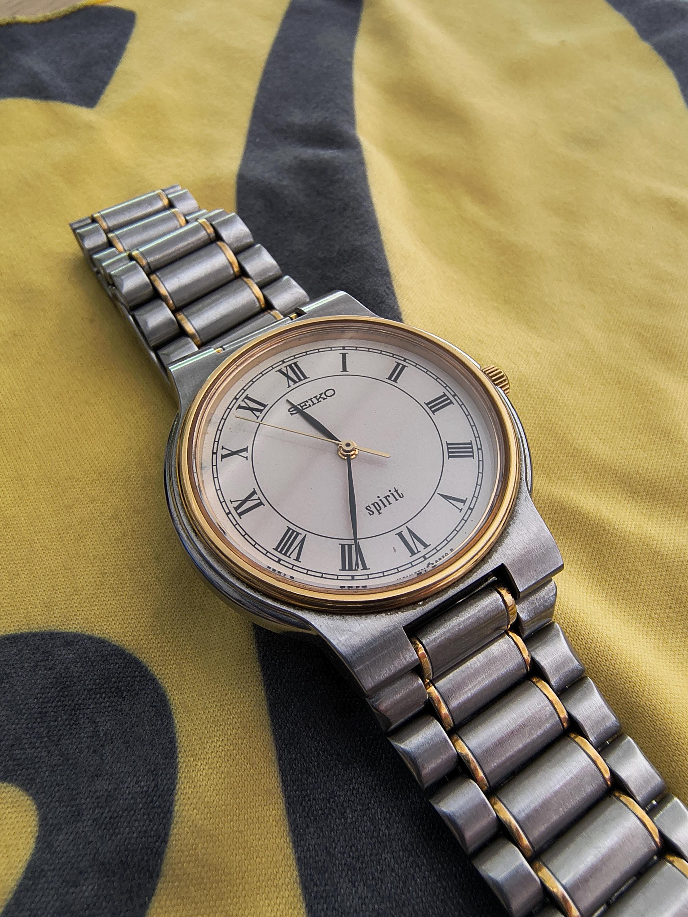 ☆Seiko Spirit 5R31-6A50 USED☆ WTS] Vintage Seiko Spirit – 5P31-6A50 – ✨ Ultra Slim ✨ – 1980's