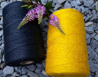 Black and Yellow, Bumble Bee, selection of Jute Twine. 5, 10 & 20 metre Lengths.