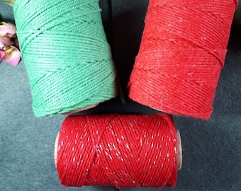 Christmas selection of bakers twine