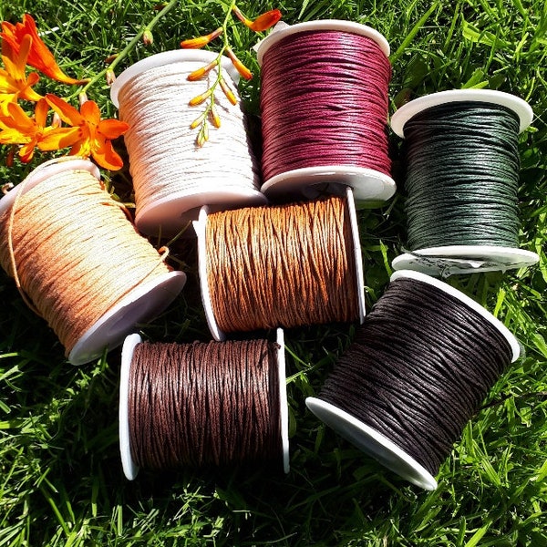 1mm Wax Cotton Cord Etsy