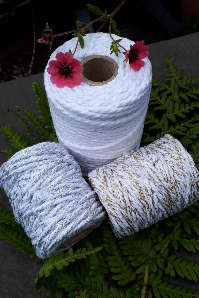 Chunky White Cotton Baker’s Twine, 5 Meters