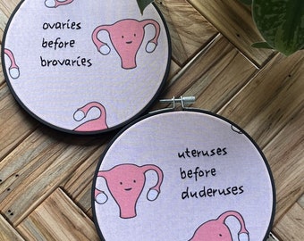 Leslie Knope Galentine's Day Quote Embroidery Hoop