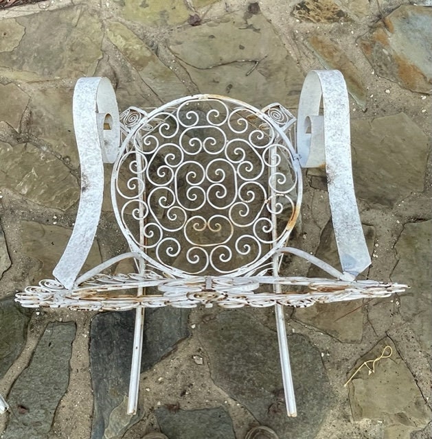 Vintage Metal Rocking Chairs a Pair Etsy