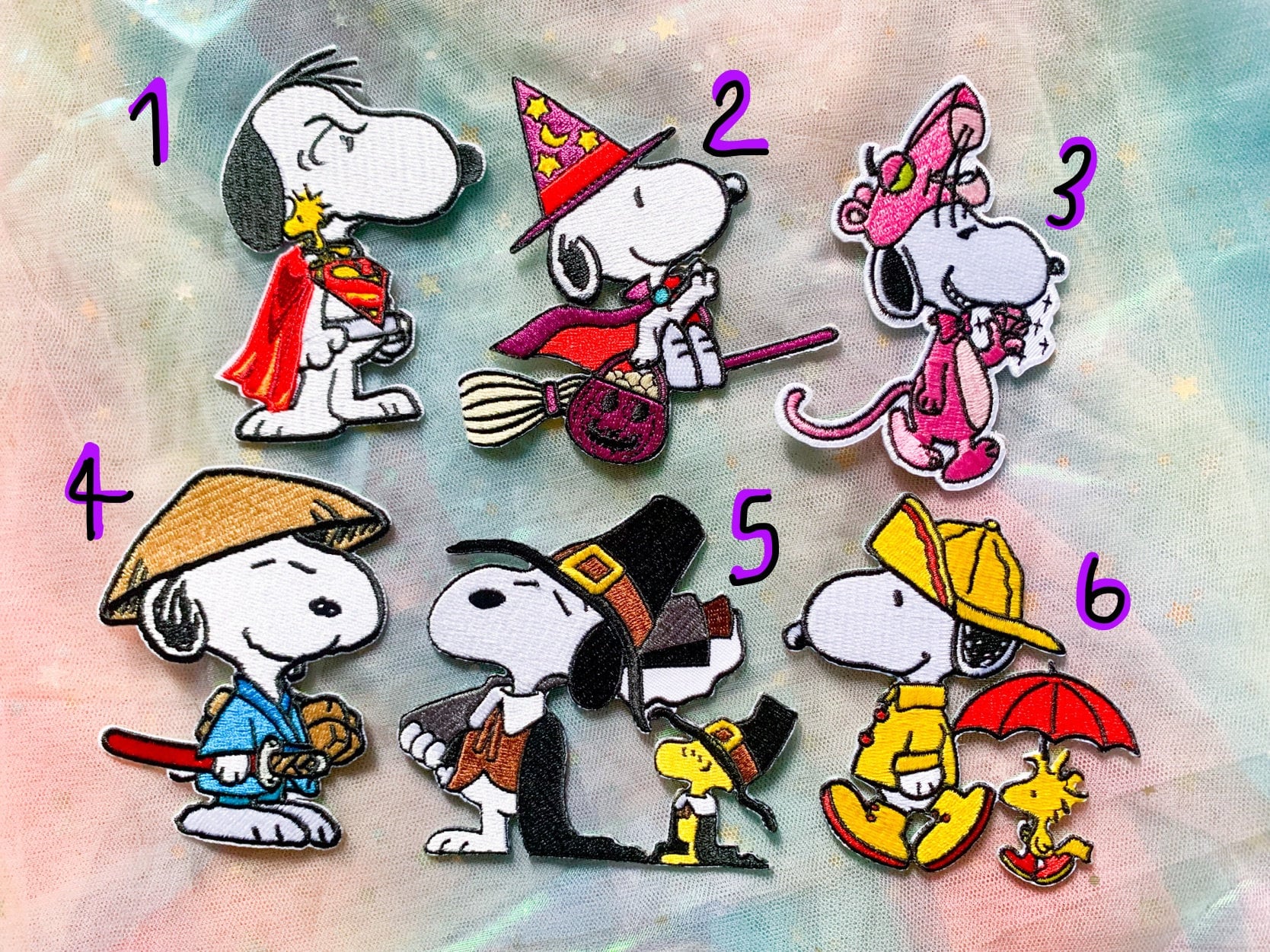 Snoopy peanuts Halloween Iron on Patch Sew on Patch Embroidery Etsy