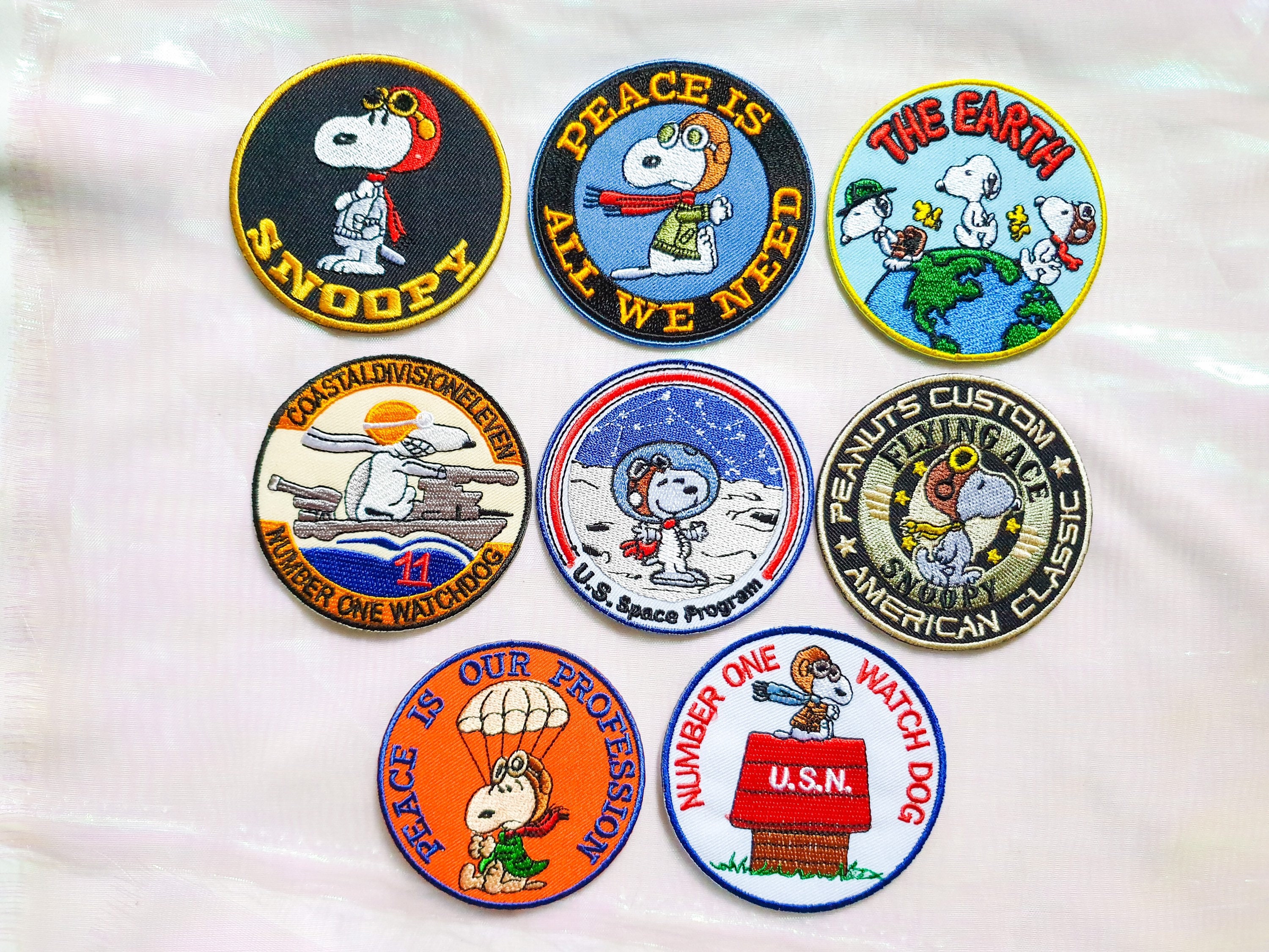 Snoopy Iron on Patch Sew on Patch Embroidery Cartoon Patch Etsy