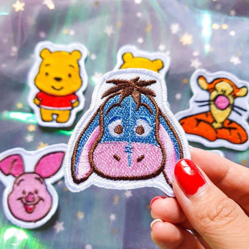Winnie the Pooh Iron on Patch Sew on Patch Embroidery Cartoon Patch
