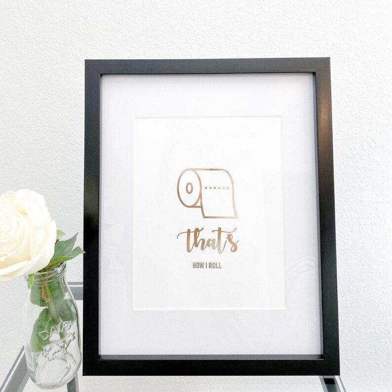 Das ist wie ich Rolle Folie Druck Toilette Papier Zitat | Etsy
