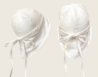 Linen sun hat, baby sun hat, children's sun hat, children's hat, baby sun hat, linen summer hat, girls' hat, summer hat