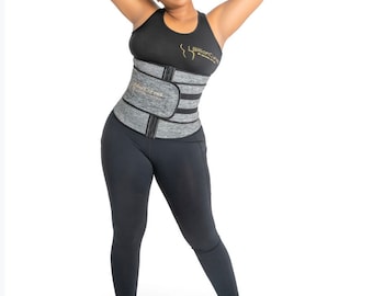 Workout Waist trainer slimming belt - adjustable waist trainer