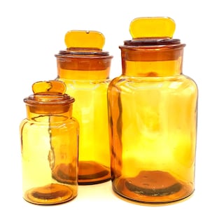 Glass Apothecary Jars (Set of 3)