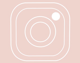 80 Pale Pink app icon pack, IOS14 Minimalist Aesthetic