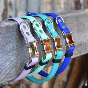 Collier à dégagement rapide en biothane de 3/4 po.