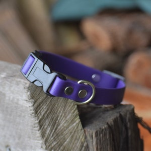 3/4&quot; Quick Release Biothane Collar With Plastic Hardware