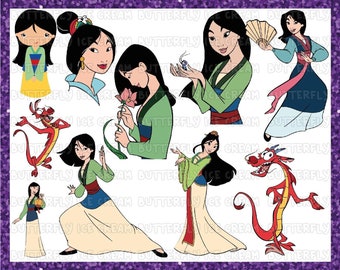 Download Free Princess Mulan Etsy SVG Cut Files