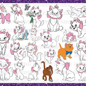 おしゃれキャット SVG、マリー SVG、おしゃれキャット SVG、SVG、猫 SVG、マリー猫 SVG、かわいい猫 SVG、おしゃれキャット マリー SVG、おしゃれキャット SVG