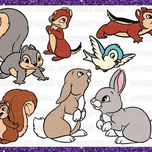 Animali Svg, Animali Svg, Biancaneve Svg, Animali Clipart, Svg, Bunny Svg, Scoiattolo Svg, Coniglio Svg, Coniglio Svg Dxf Eps