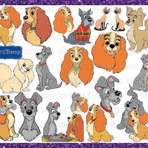 Lady And The Tramp Svg, Lady Tramp Svg, Tramp Svg, Lady Svg, Dog Svg, Couple Svg, Lady Tramp Svg, Couple Svg, Puppy Svg Svg Dxf Eps P