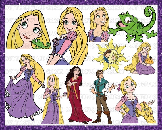 Download Tangled Svg Rapunzel Svg Princess Svg Tangled Princess | Etsy