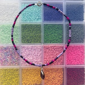 MLP Inspired Beaded Anklet: Twilight