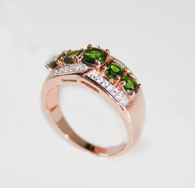 Jewelry Ring Chrome diopside ring gemstone