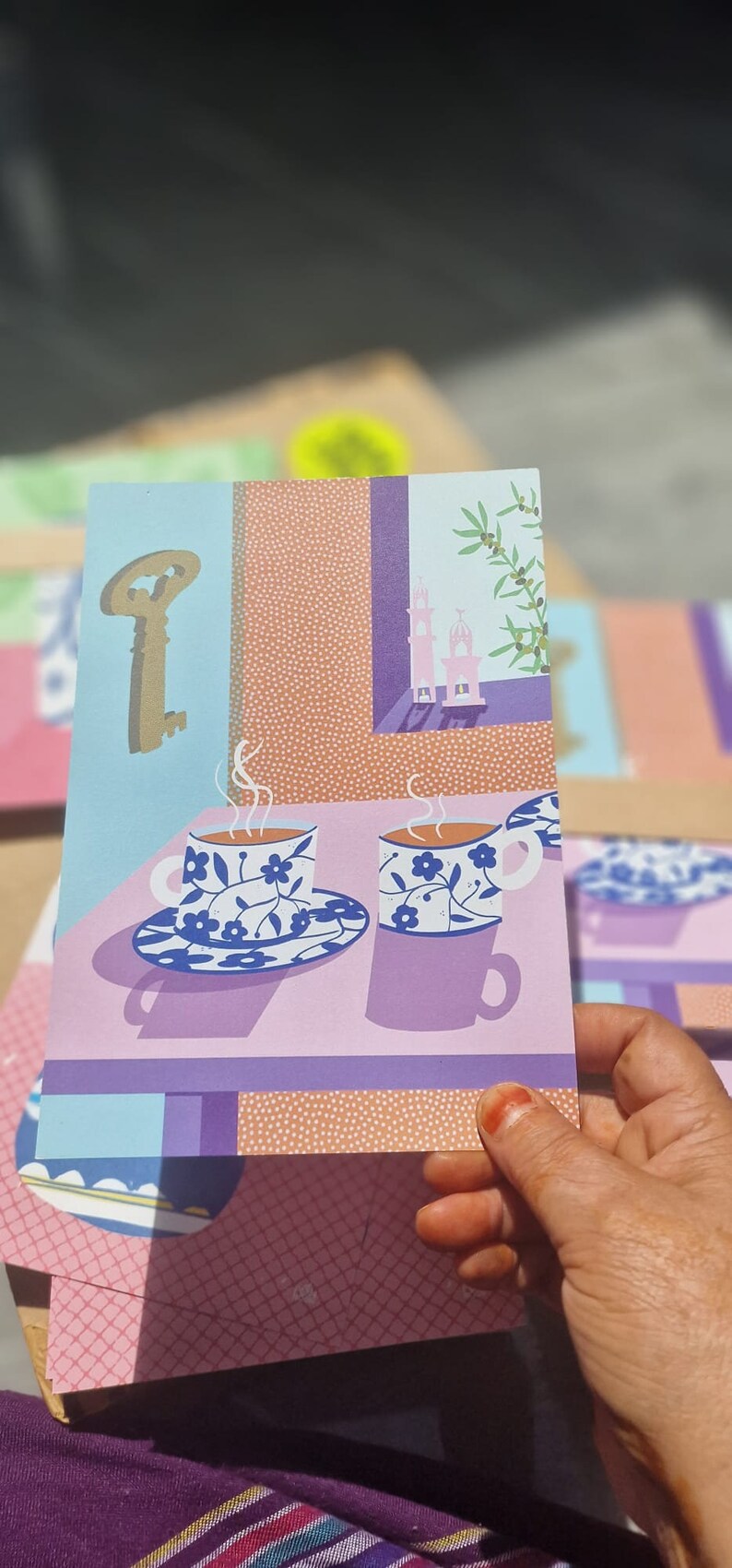 A5 Tea and Coffee Art Prints From the Middle East/ North Africa