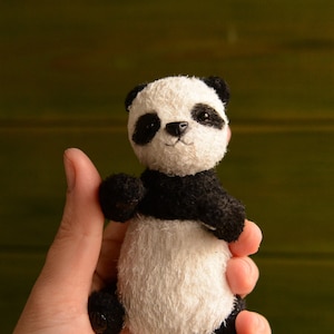 Cute Panda Character for Tiny House Adventures, Panda bear Mei Lan  OOAK