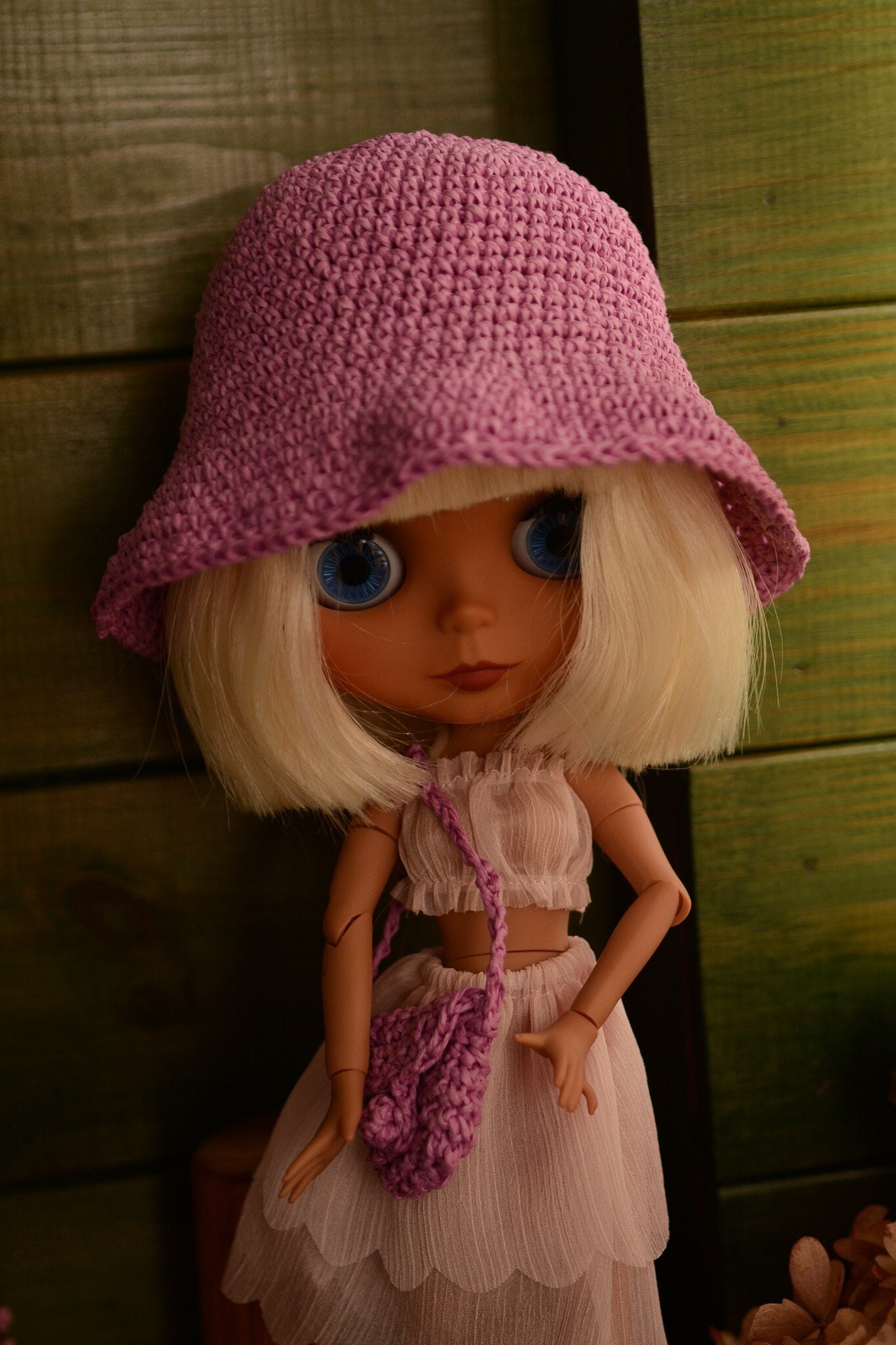 1/4 Doll Toys Vintage Round Bowler Doll Hat Caps for Blythe Doll