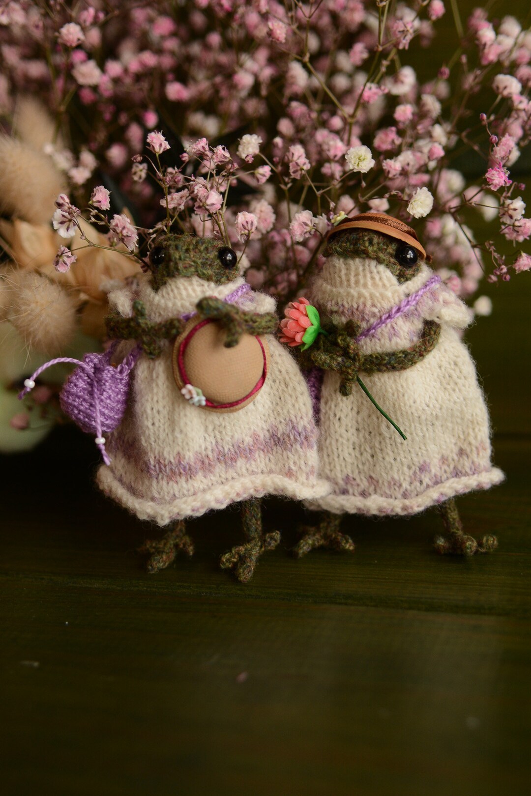 Knitted Frog Fanny Fisher Made to Order Etsy UK