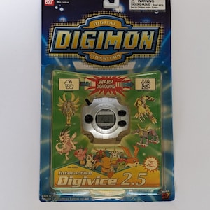 Digimon Adventure Interaktive Digivice D2 US 2.5 Silber Version Farbe Digital Monster Version 2.5