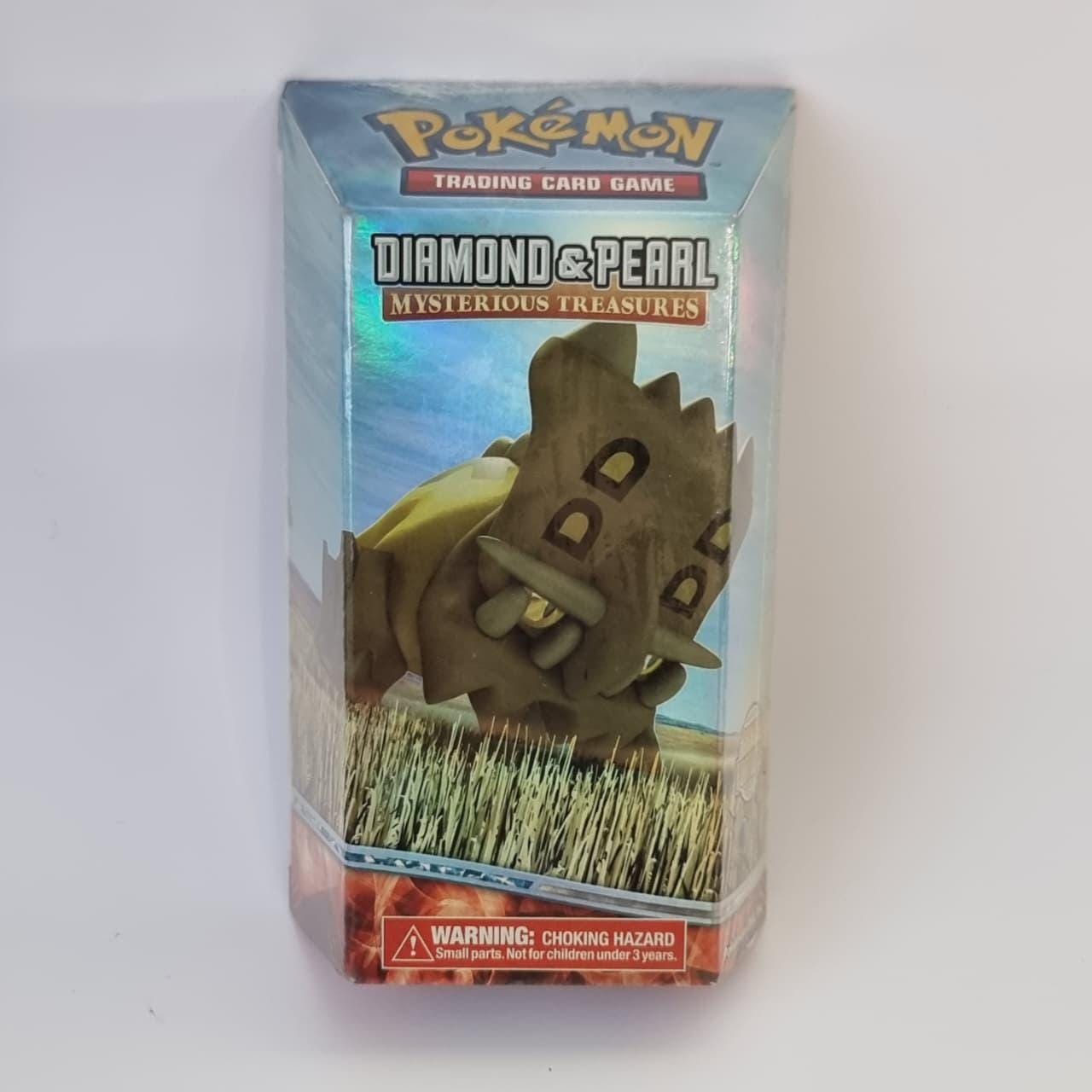 Buy Pokemon TCG Diamond & Pearl Mysterious Treasures Theme Deck Armor  Fortress New Sealed Bastiodon Water Metal Type Rare Online in India - Etsy