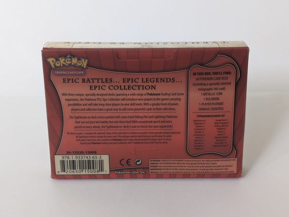 Pokemon Typhlosion EX Epic Collection Unseen Forces Deck TCG Trading Card  Game New Rare Sealed - Etsy