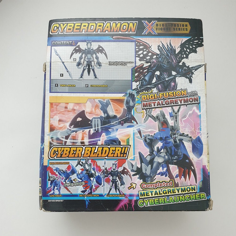 digimon fusion digi cards Digimon Xros Wars Digi Fusion Figure Series 08 Cyberdramon Digimon Fusion  Xros Action Figure English Region