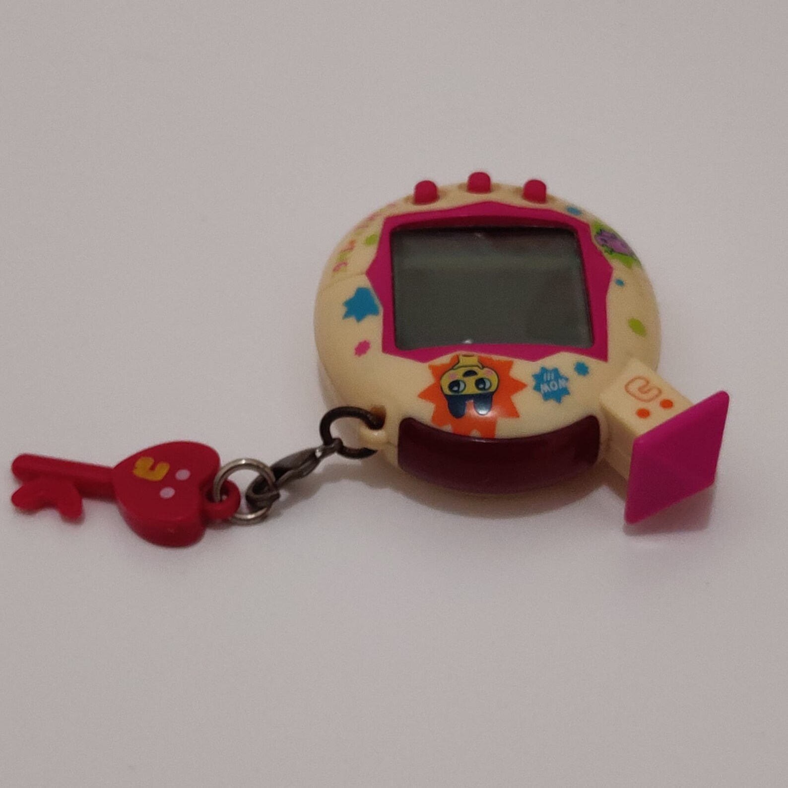 Bandai Tamagotchi V5 Familitchi Yellow & Pink Key Interactive Etsy