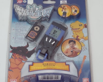 Digimon Savers Data Squad Data Link Digivice Black Color English Hongkong Version IC Burst Falcomon Keenan Crier