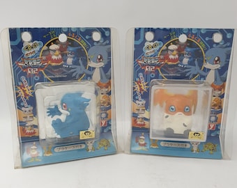Yutaka Digimon Adventure 02 Veemon Patamon Wheeled Car Walking Figures Digimon Digital Monster 2000