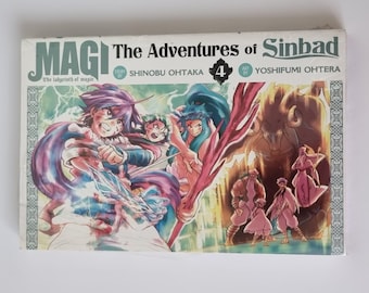 Magi the Labyrinth of Magic The Adventures of Sinbad Vol 4 Manga Shogakukan Asia Last English Volume New Rare OOP