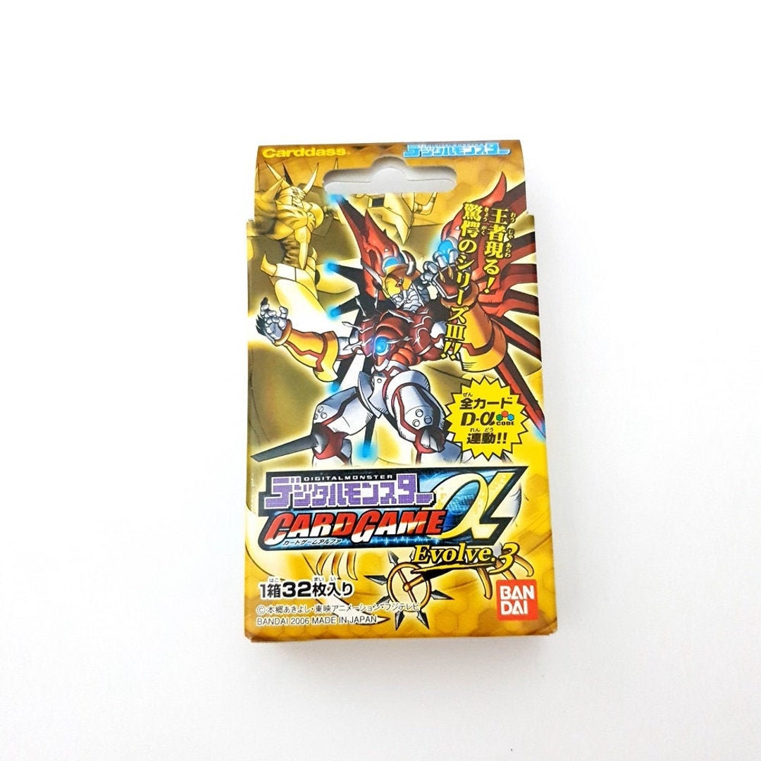 Digimon Card Game Alpha Evolve 3 Digimon Savers CardDass Digital ...