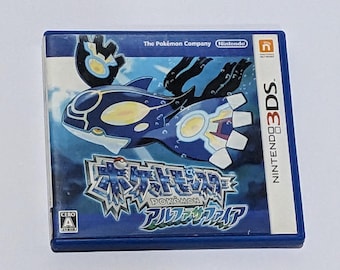 Pokemon Alpha Sapphire Nintendo 3DS Authentic Japan Version Rare CIB Original Cartridge NDS Pocket Monsters