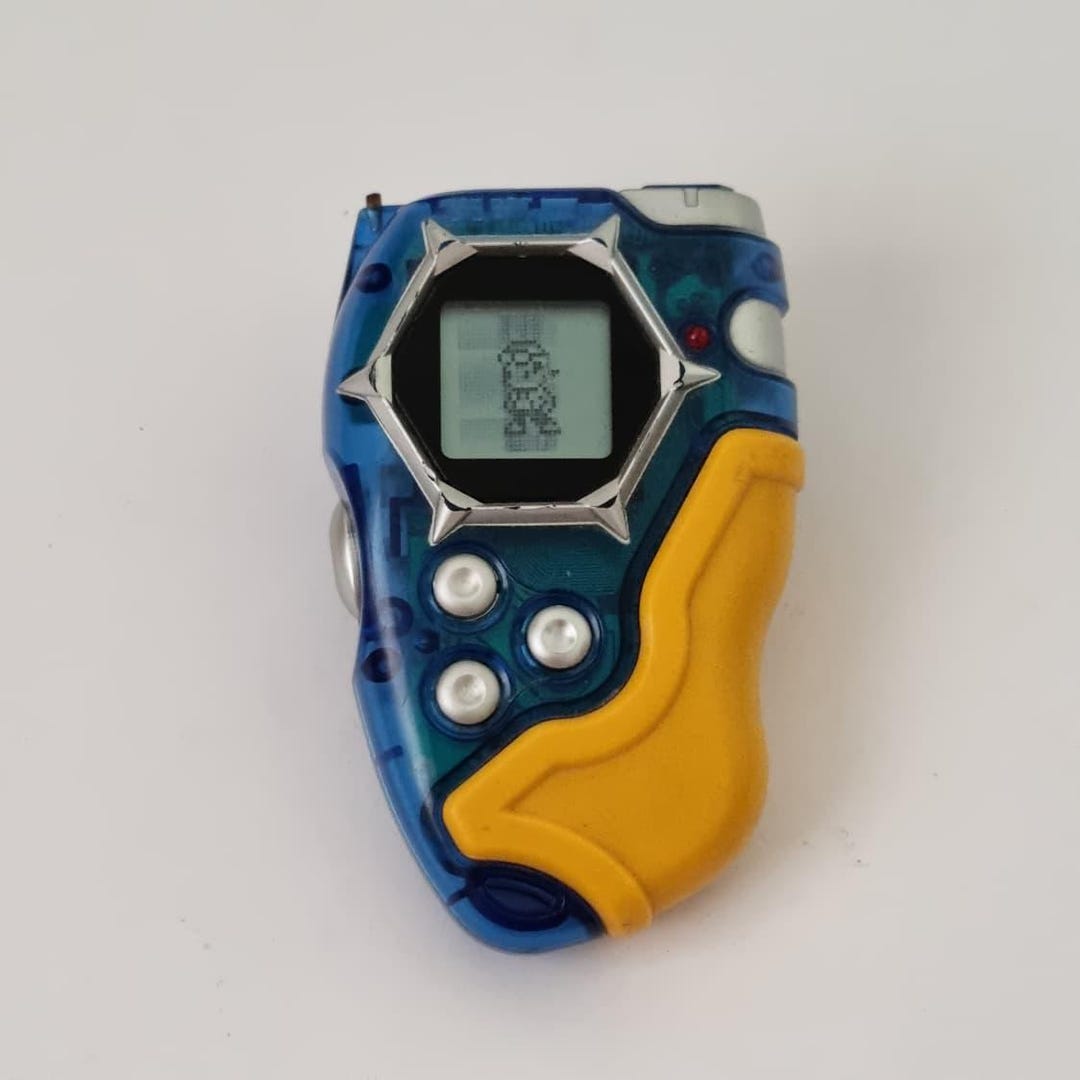 デジモン　D-Tector Digivice 海外版　デジヴァイス Rare 2002 Digimon Digivice D-Tector Scanner Blue english V2