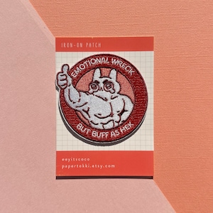 Emotional Wreck Iron-On Patch