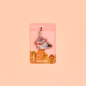 Pigeon Phone Charms