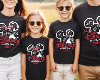 Custom  Family Trip Matching Shirt ,Magical Vacation Tees, Retro Castle Shirt ,Personalized Group Tee,