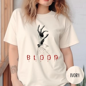 Blood Vampires T-shirt, Gothic Tee, Halloween Shirt, Horror Clothing, Dark Fashion Top,Dracula shirt,Comfort colors tshirt