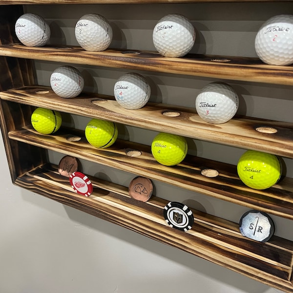 Golf Ball and Ball Marker Display